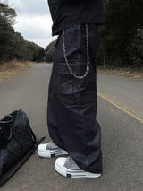 Bisque carbon coated cargo pants