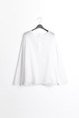 milky dot linen button top(4colors)
