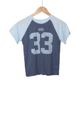 33 Raglan Short-Sleeved Cropped T-Shirt