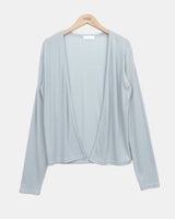 Pureble Open Front Long-Sleeve Cardigan