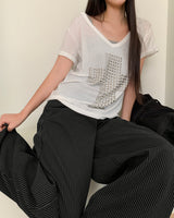 Z-Jet Stripe Rivet Balloon Fit Long Pants