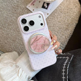 Luxury Stone Pattern Magnetic iPhone Case