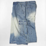 Usual Washing Bermuda Cargo Denim Pants - 5COLOR