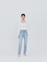 Hook square top (white)