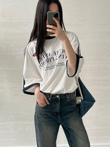 (UNISEX) ラビングトラック半袖Tシャツ