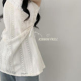 Tully lace side shirring layered bustier mini dress