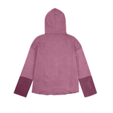 PIGMENT CUTTED HOODIE_REDDISH PURPLE