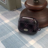 [MADE] classic check airpods case (black)
