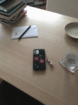 Cherry Glass Bumper Case ( Black )