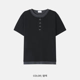 Kenz Buckle Layered Top