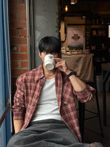 Cut line reverse pants
