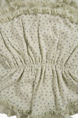 Floral Shirred Sleeveless