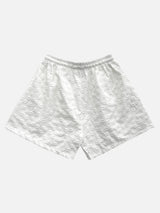 Zan Flower Embossed Short Pants (5c)