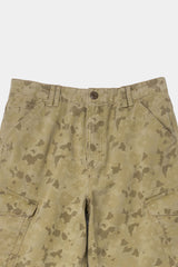 オーバーラップポケットカモパンツ (Washed Beige)
