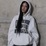 HYPNOTIZE EYELET HOODIE (WHITE) F25ZB012