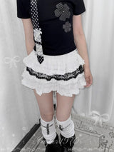 Lace Multi-Tiered Skirt