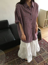 ナユタピンタックティアードバンディングロングスカート