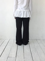 ローライズブーツカットパンツ