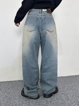 (UNISEX) WIDE OVERSIZED BALLOON LIGHT BLUE BOYFRIEND DENIM