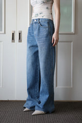 Tweed Studded Denim Pants