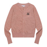 MARAIS 7 BUTTON CROP HENRY NECK CARDIGAN (8COLOR)