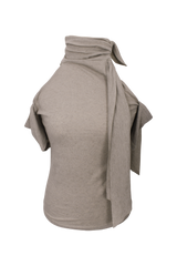 Halter open shoulder T (3color)
