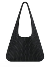 LUMI DOT LEATHER PATCH HOBO BAG