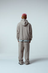Side surfboard damage washing sweat pants (ash grey)