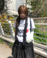 キッチュラブレタリング半袖Tシャツ