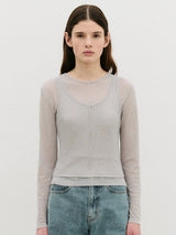 NUBASIC テンセルTシャツセット グレー
