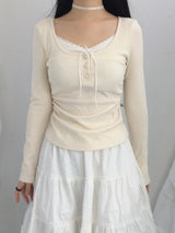 Prim Race Ribbon Top