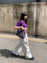 カーディンコットンバンディングスカートパンツ