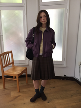 YWD PLAID PLEATS SKIRT (3color)
