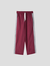 Piping mix-color nylon pants 3color