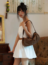SUEDE BAGUETTE BAG