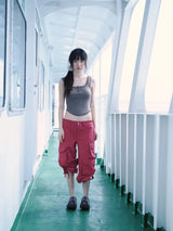 MIDI MOUNTAIN PANTS (RASPBERRY)