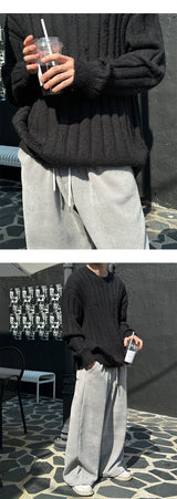 [F/W] ウールブレンドダメージニット(4color)