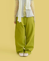 Vivid color pants (green)