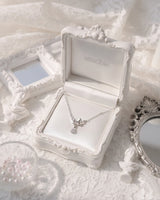 [fromis_9 Baek Jiheon Necklace/Anti-tarnish] Moonlight Teardrops Collarbone Necklace