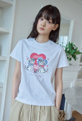 26SS★ チェリーベスティクロップ半袖Tシャツ