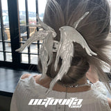 シルクホワイトフォーレンエンジェルヘアクリップ
