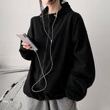 Burve string hooded jumper