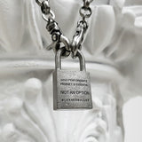lock motive II chain necklace_LARGE_Ochain