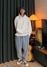 Semi-cropped hoodie 5COLOR