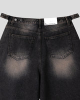 MG733,734 Rust Washing Bermuda Pants (2 colors)