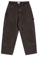 15oz ウォッシュドキャンバスカーペンターダブルニートラウザーズ