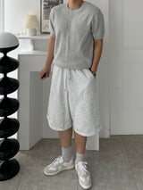 Point Rivet Bermuda Pants
