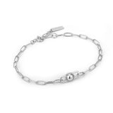 Link Chunky 925 Silver Chain Bracelet B045-02H