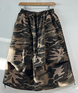 MILITARY 🐯💚🖤タイガーツーピンタック バルーンバミューダ 🐯2DESIGN