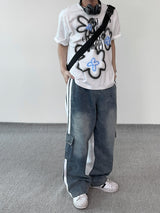 Our Mix Cargo Pants (Denim&Nylon)